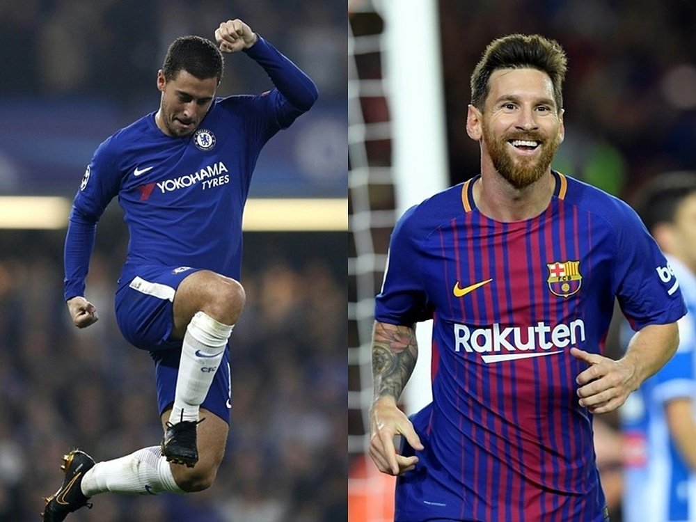 Hazard parle de Messi. Besoccer