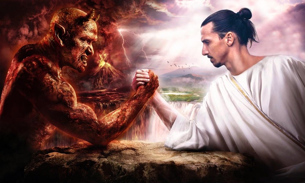 Con este montaje anunció Zlatan su llegada al United. ZlatanIbrahimovic
