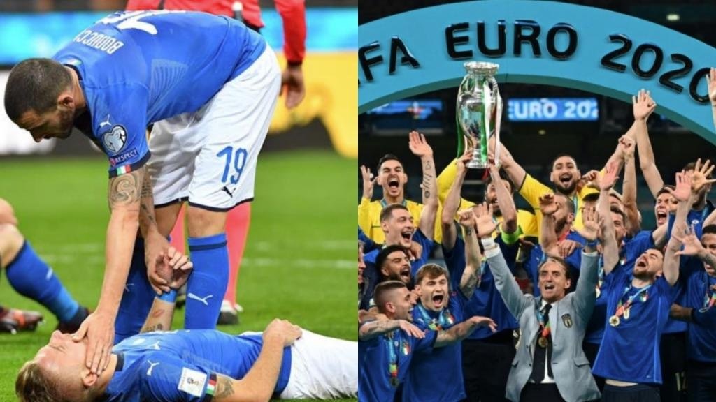metamorfosis italiana: del fiasco del a la gloria en Eurocopa
