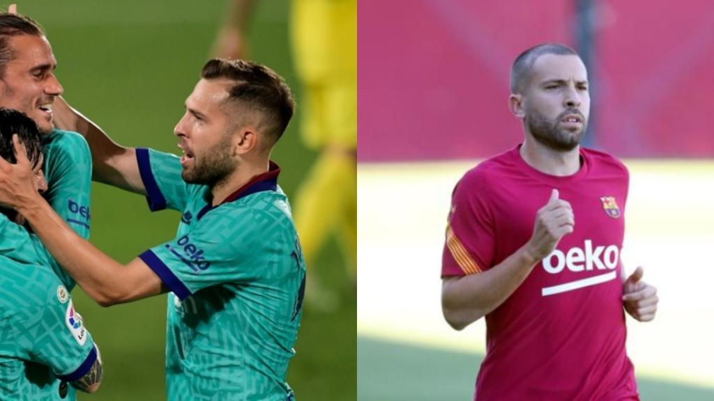 Jordi alba antes y despues