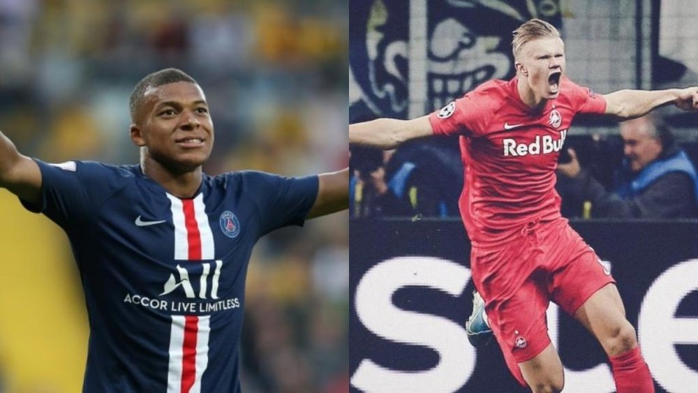 Trouble for Madrid as Juventus also after Mbappe and Haland . AFP/RBSalzburg