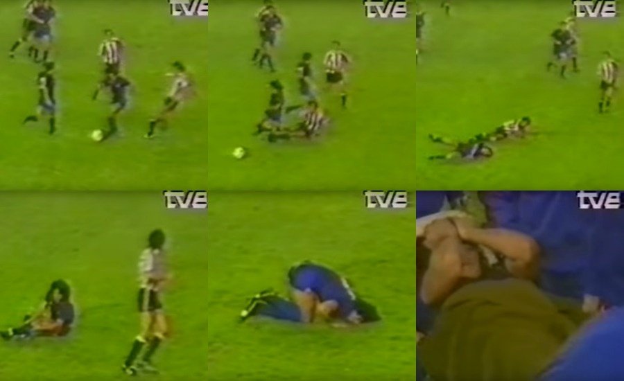La salvaje entrada de Goikoetxea a Maradona cumple 35 años.