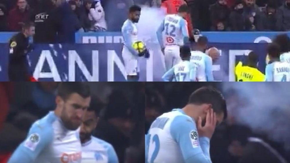 Lamentables imágenes en la Ligue 1. BeSoccer/Capturas