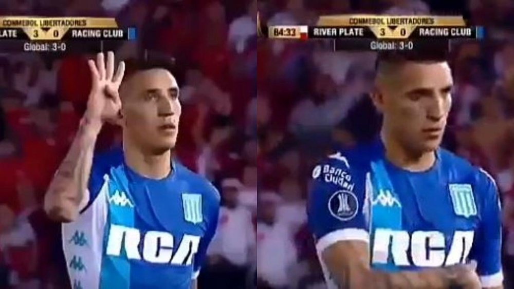 El delantero del conjunto argentino recordó su paso por Boca. Captura/FoxSports