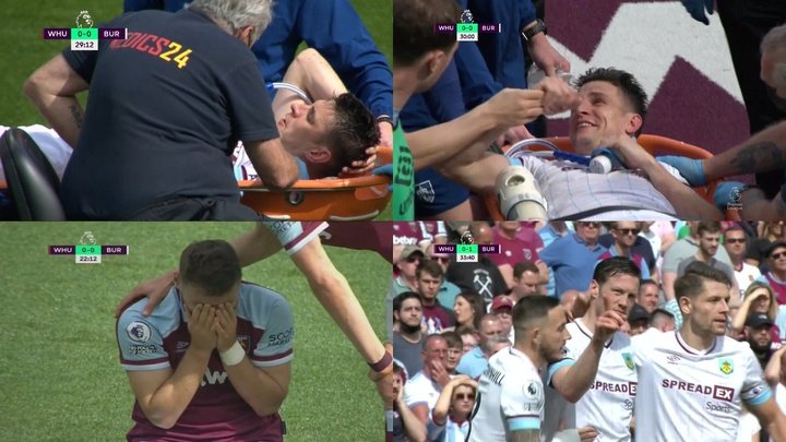 Vlasic in tears after seriously injuring Westwood!