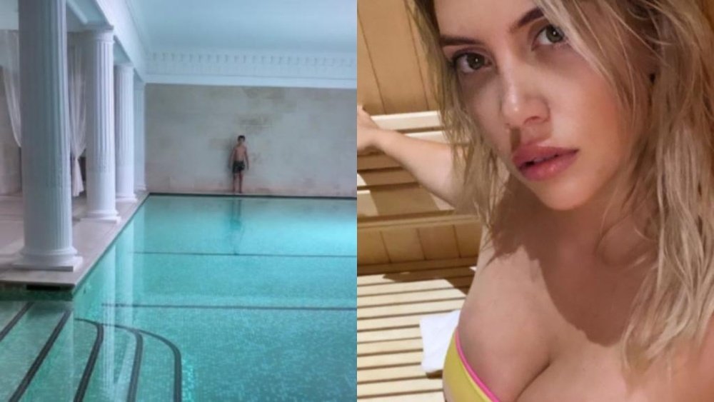 La piscina sorprendió a todos los seguidores de Wanda Nara. Instagram