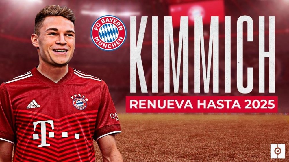 Joshua Kimmich has extended his contract with Bayern Munich until 2025. BeSoccer