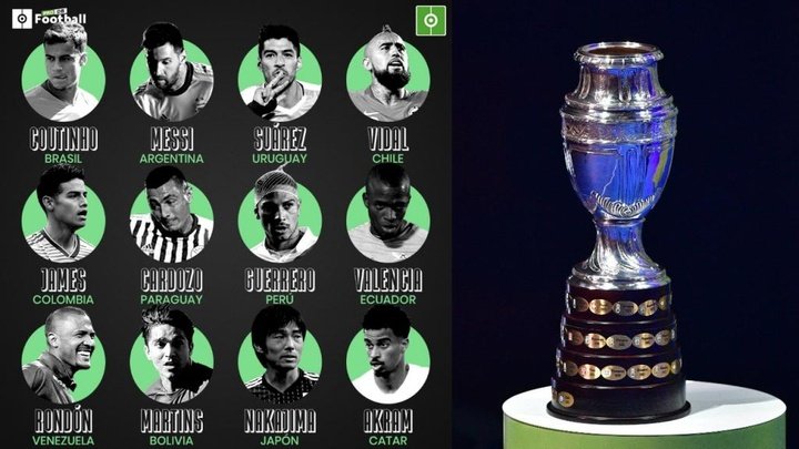 Les 12 stars des 12 sélections de la Copa América