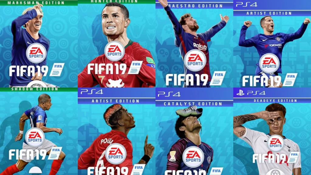 Los protagonistas alternativos de la portada del FIFA'19
