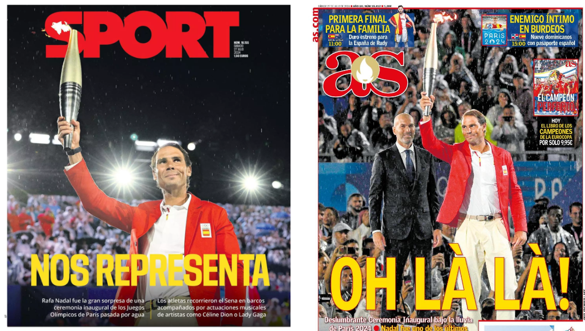 Portadas de la prensa deportiva a 27-07-24