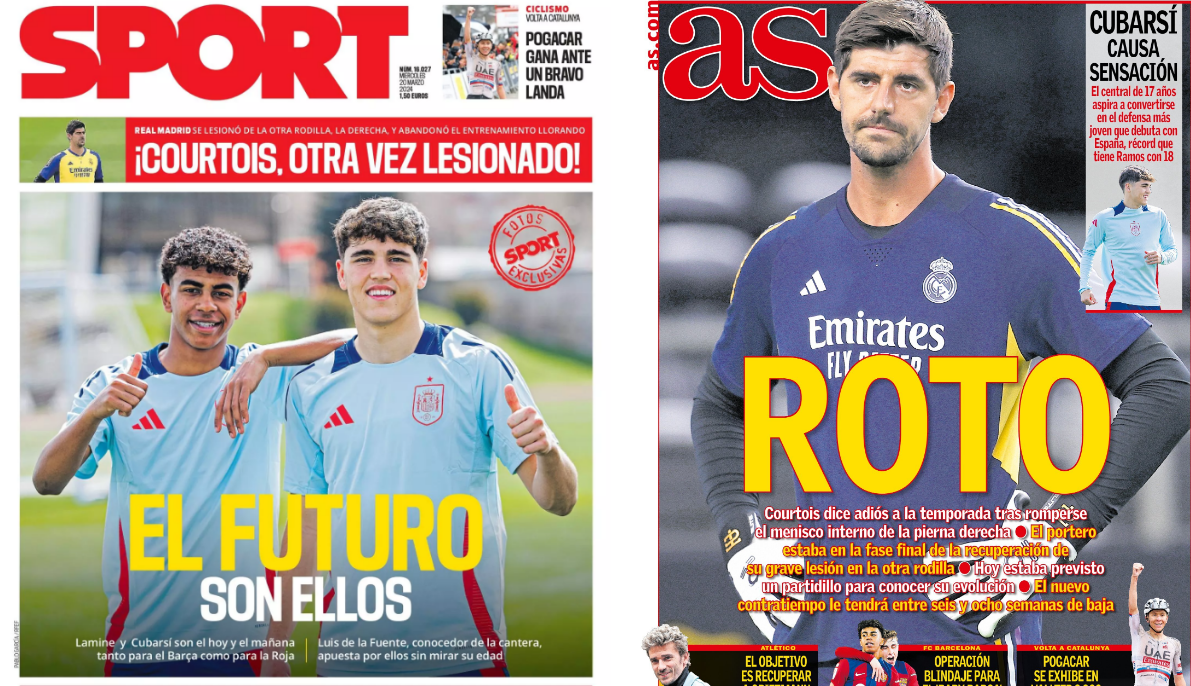 Portadas De La Prensa Deportiva Del 20-03-24