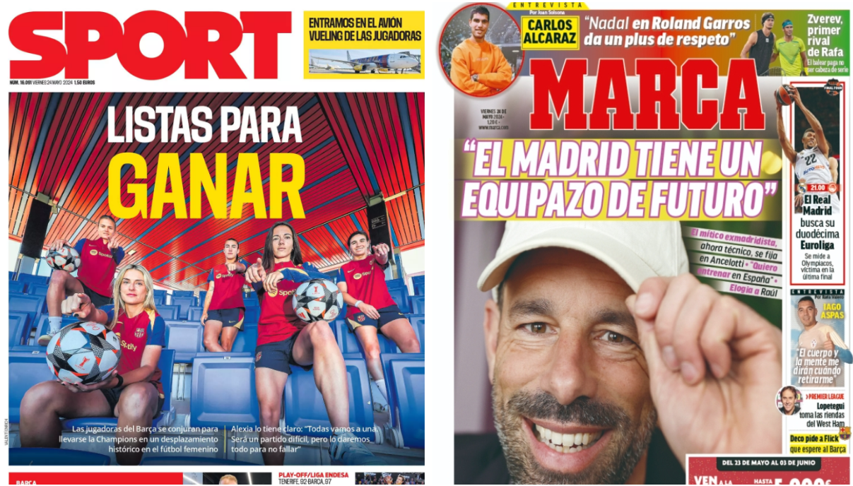 Portadas de la prensa deportiva del 24-05-24