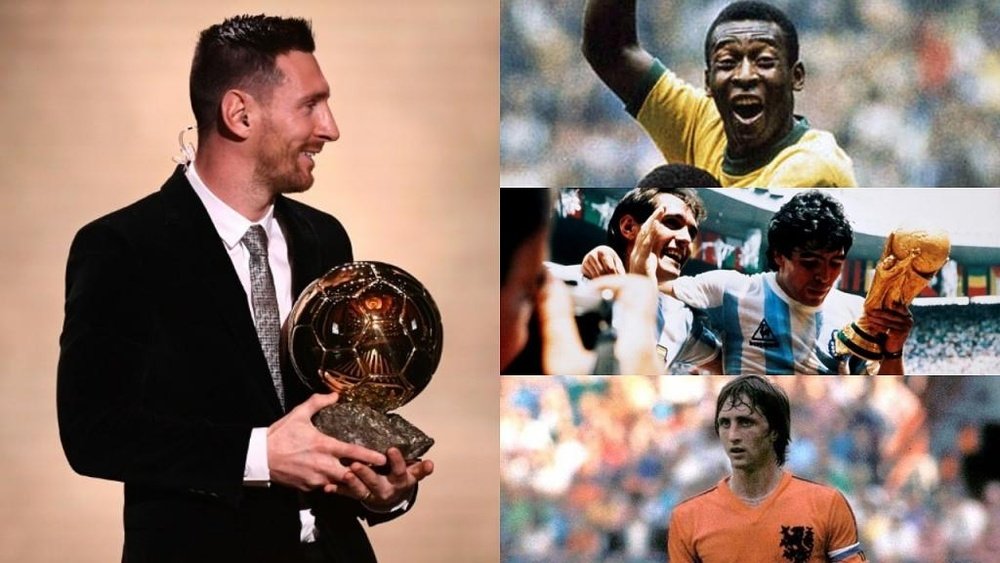 Pistas sobre o futuro de Messi; quando outras lendas se aposentaram? Montagem/EFE/AFP