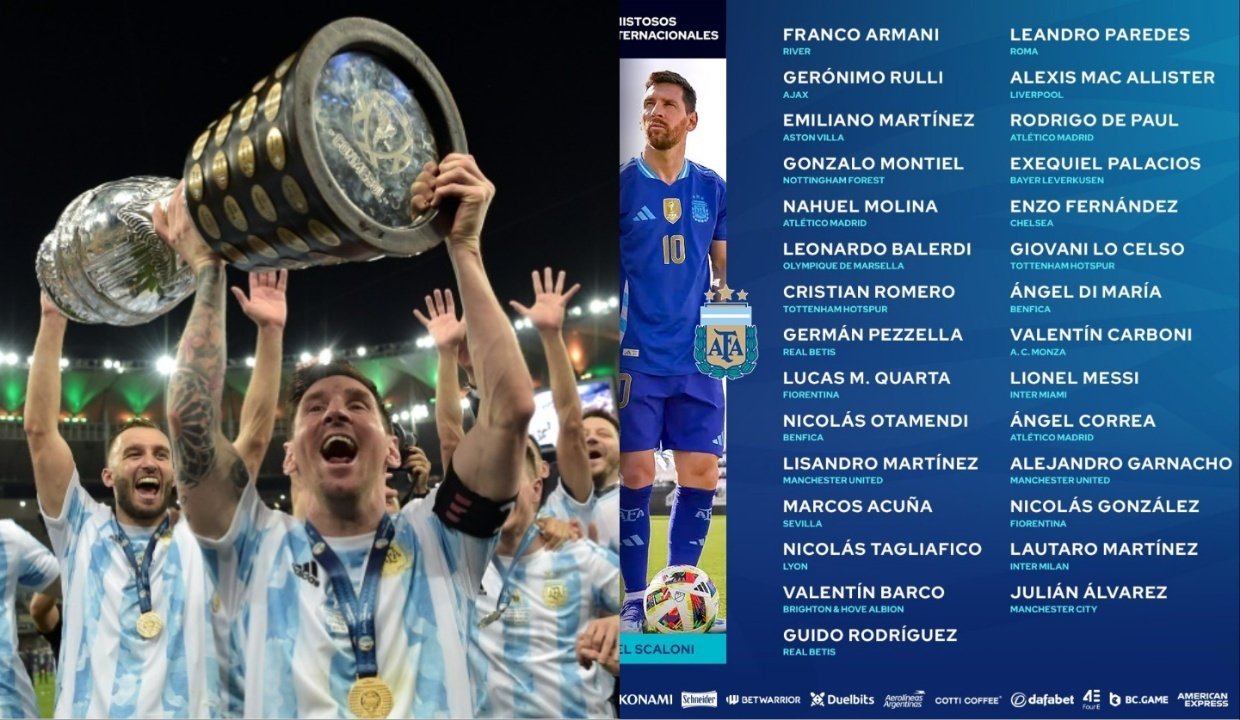 Scaloni cita a 29 jugadores antes de la lista definitiva para la Copa América. EFE/Argentina