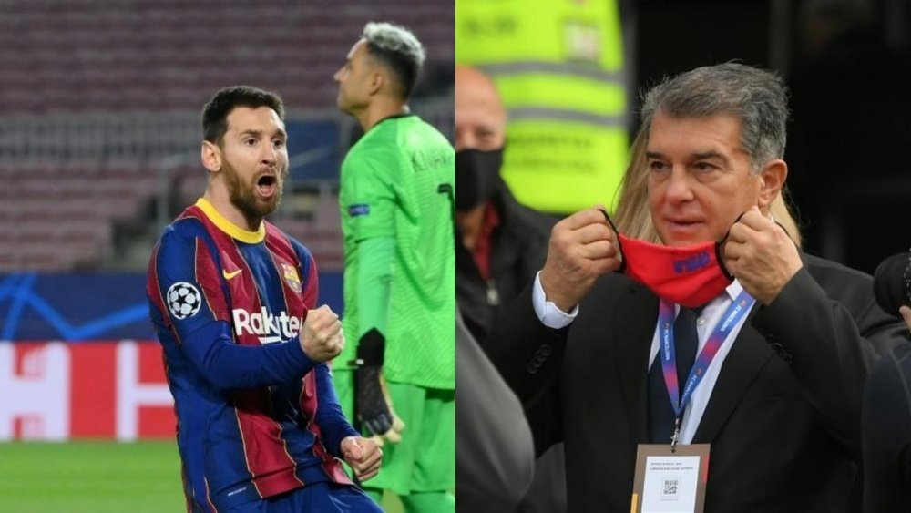 A mudança na LaLiga que pode beneficiar Laporta com Messi. AFP