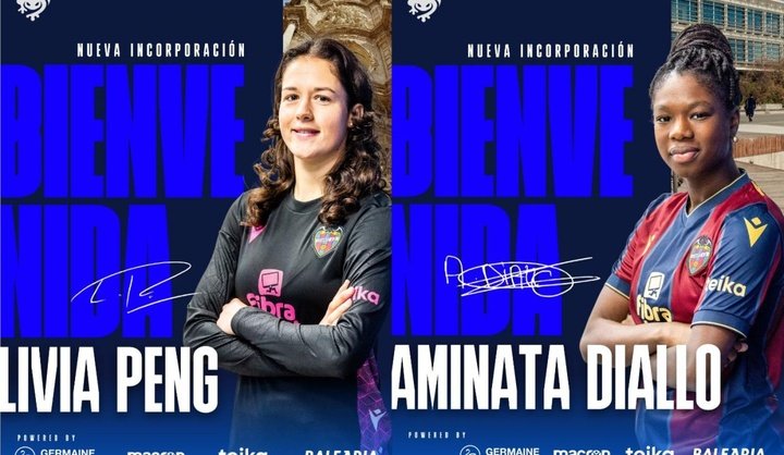 El Levante se refuerza con Aminata Diallo y Livia Peng