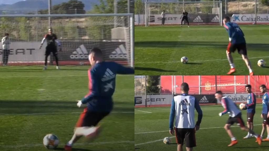 Aspas presentó su candidatura a lanzador de faltas de la Selección