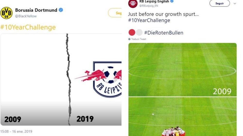 El RB Leipzig contestó a la broma. BlackYellow/RBLeipzig_EN