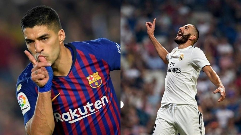 Suarez and Benzema are sure to be the protagonists of this weekend's 'El Clásico'. Besoccer