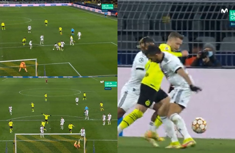 Marco Reus anotó un golazo. Captura/MovistarLigadeCampeones