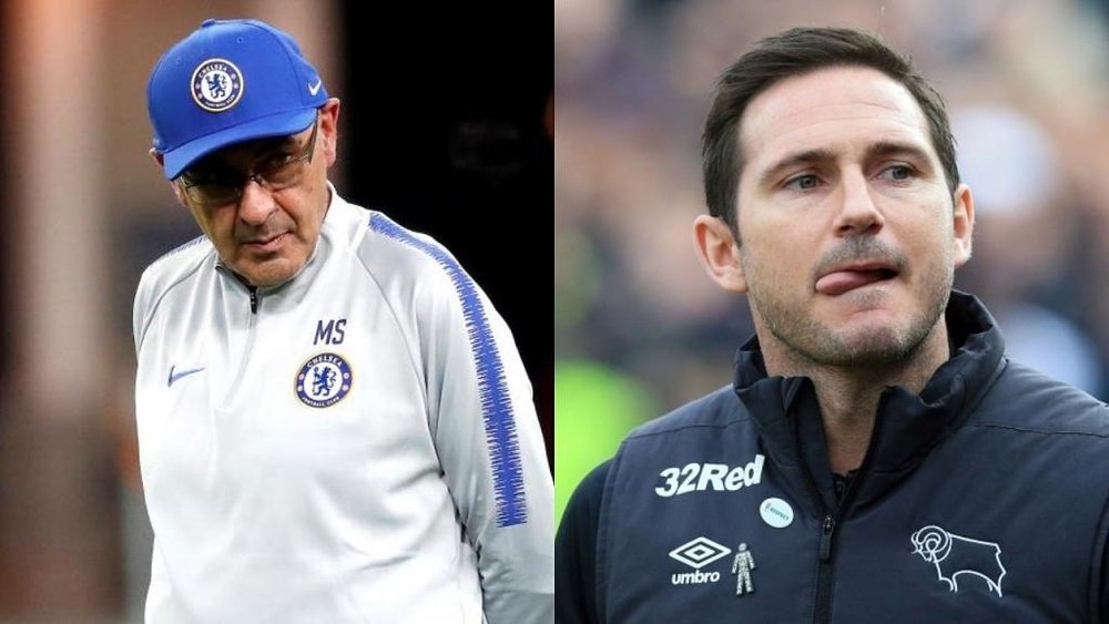 Sarri-Lampard domino effect could be out of the picture. Montage/AFP