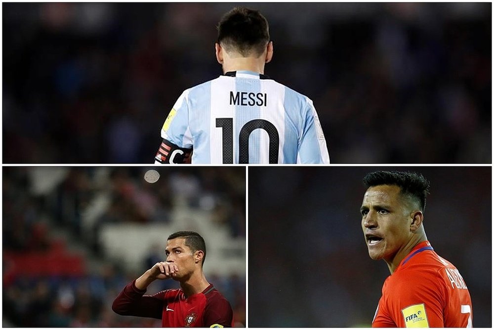 Messi, Ronaldo and Sanchez could still miss out on the World Cup this summer. BeSoccer