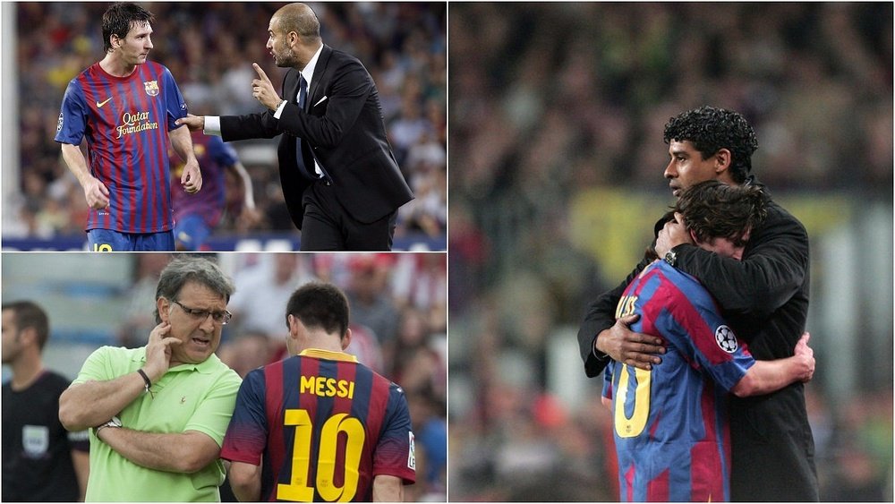 Las veces que Messi no salió  de titular con el Barcelona. BeSoccer