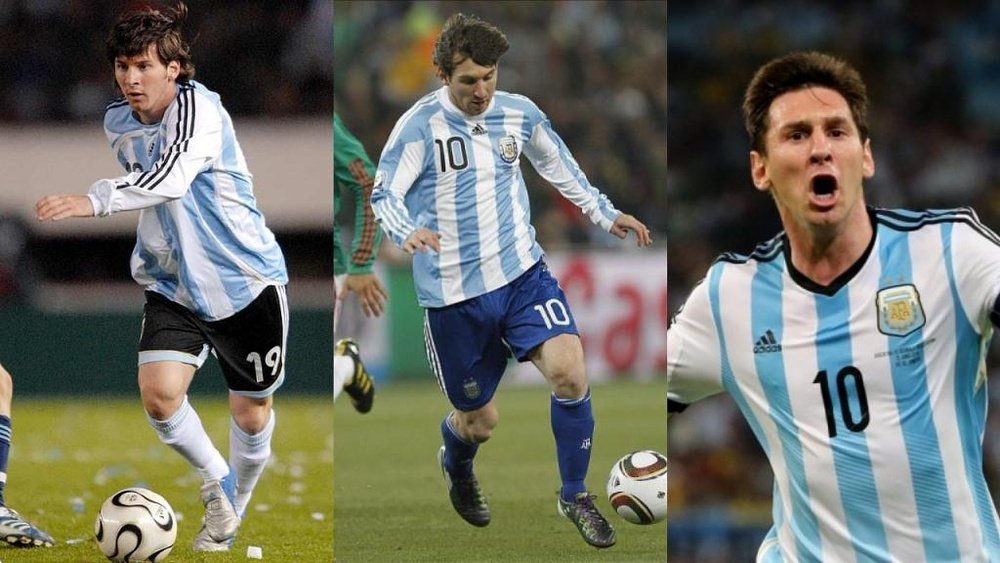 Las participaciones de Messi en los Mundiales. BeSoccer