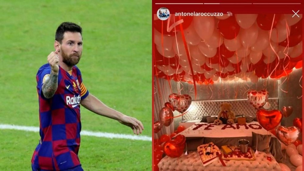 Messi, un crack dentro y fuera del campo. EFE/Instagram/antonelarocuzzo