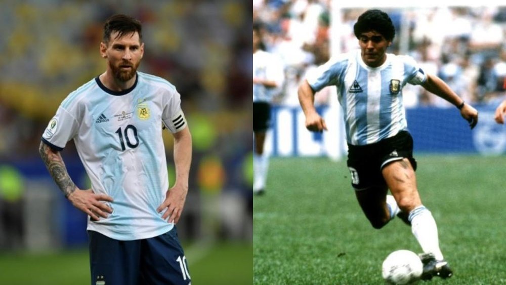 Alemão prefere Maradona em relação a Messi. EFE/AFP