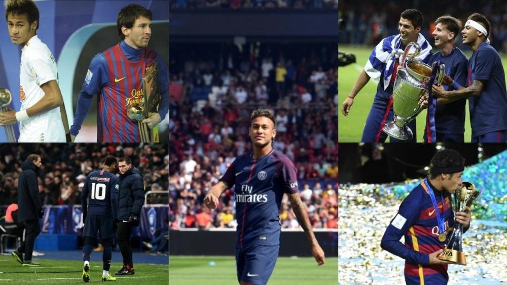 Les dix moments des dix années de Neymar dans l'élite AFP/EFE