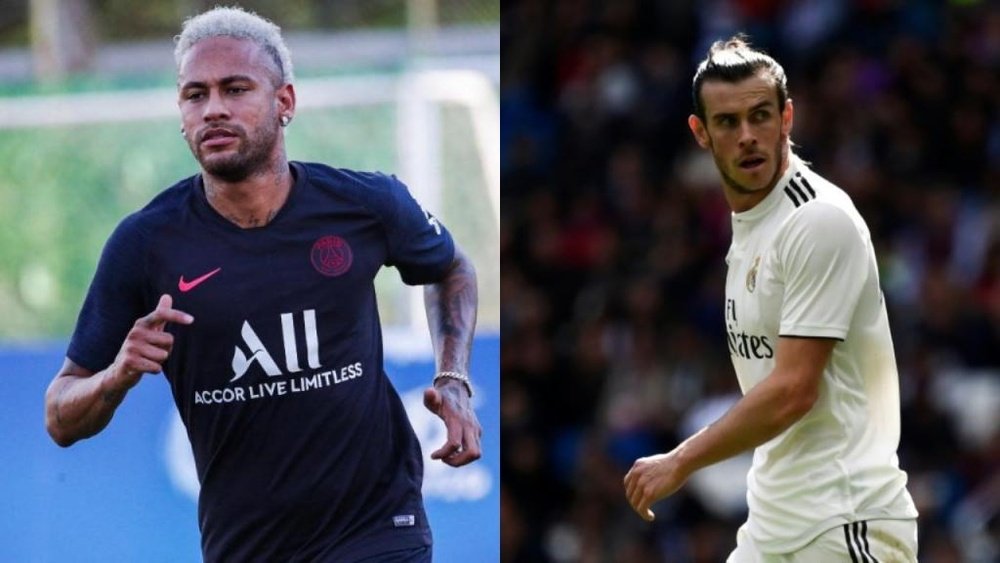 Neymar et Bale sont critiqués. AFP/PSG