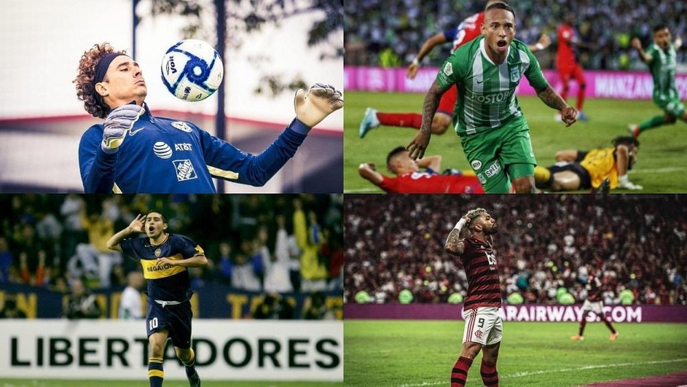 Os clubes latinos que nunca foram rebaixados. Montaje/EFE