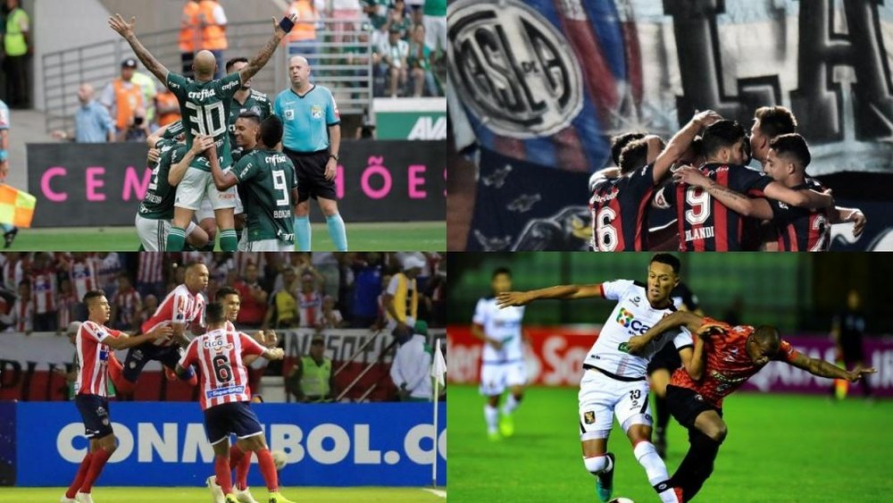 El 'grupo de la muerte' de la Libertadores. AFP/EFE