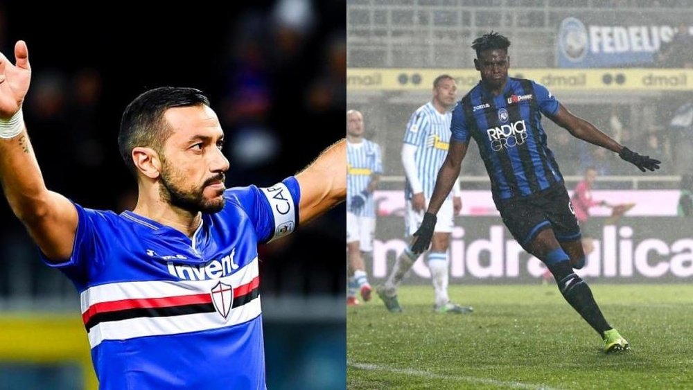 Zapata sigue siendo propiedad de la Sampdoria. Montaje/BeSoccer