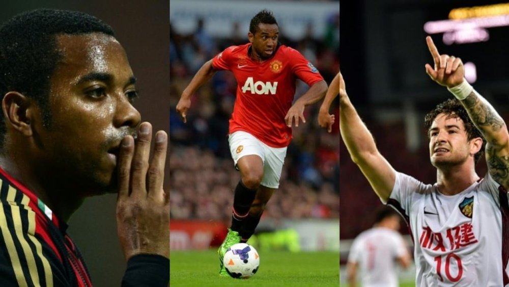 Robinho, Anderson y Pato pudieron ser grandes estrellas mundiales. AFP