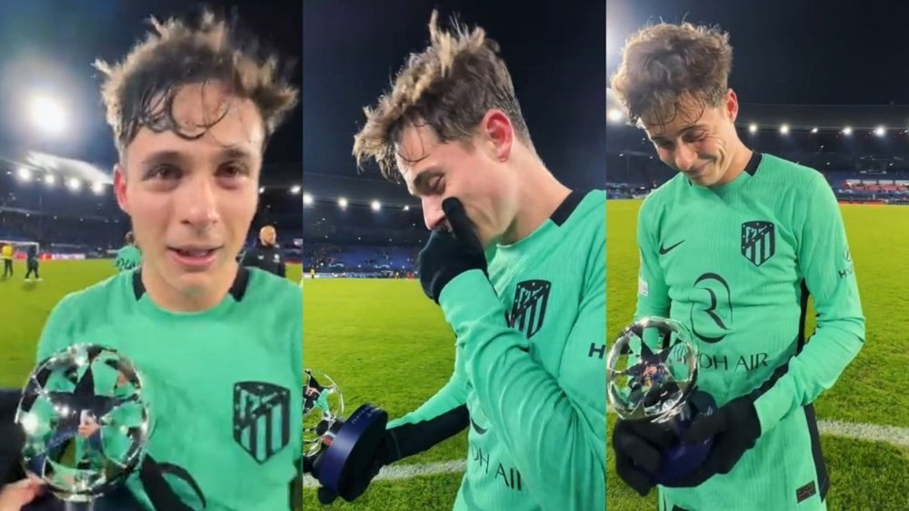 Rodrigo Riguelme La reacción de Rodrigo Riquelme al ganar el MVP: