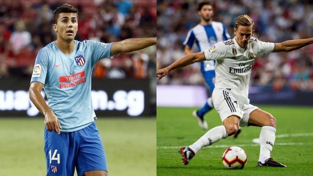El futuro entrelazado de Rodrigo y Marcos Llorente. Montaje/Atleti/EFE