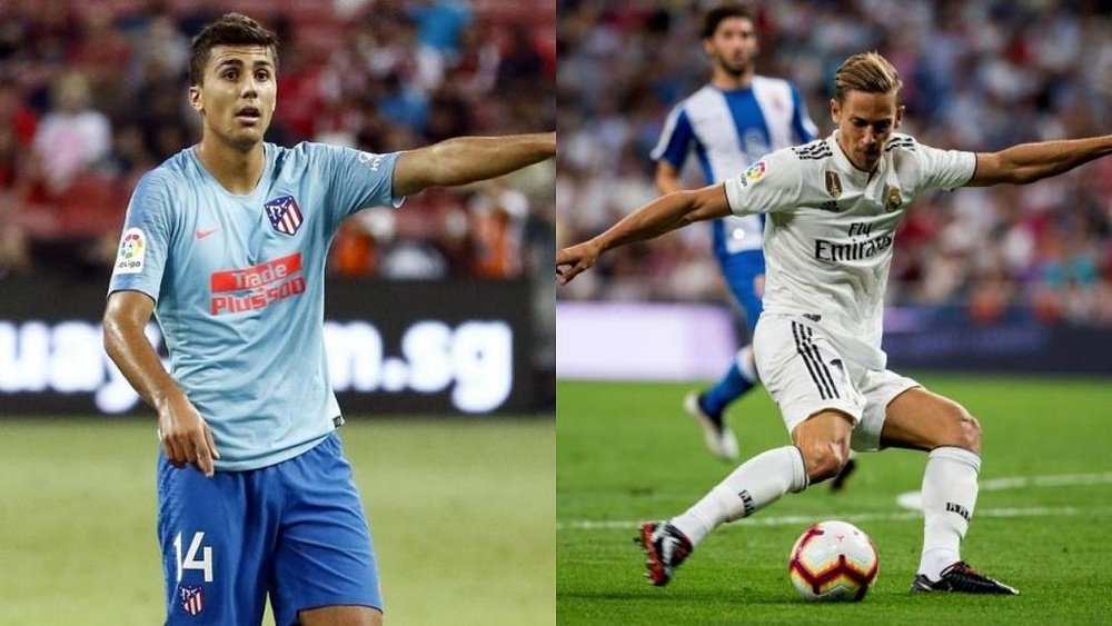 Le futur entrelacé de Rodrigo et Marco Llorente. Montaje/Atleti/EFE