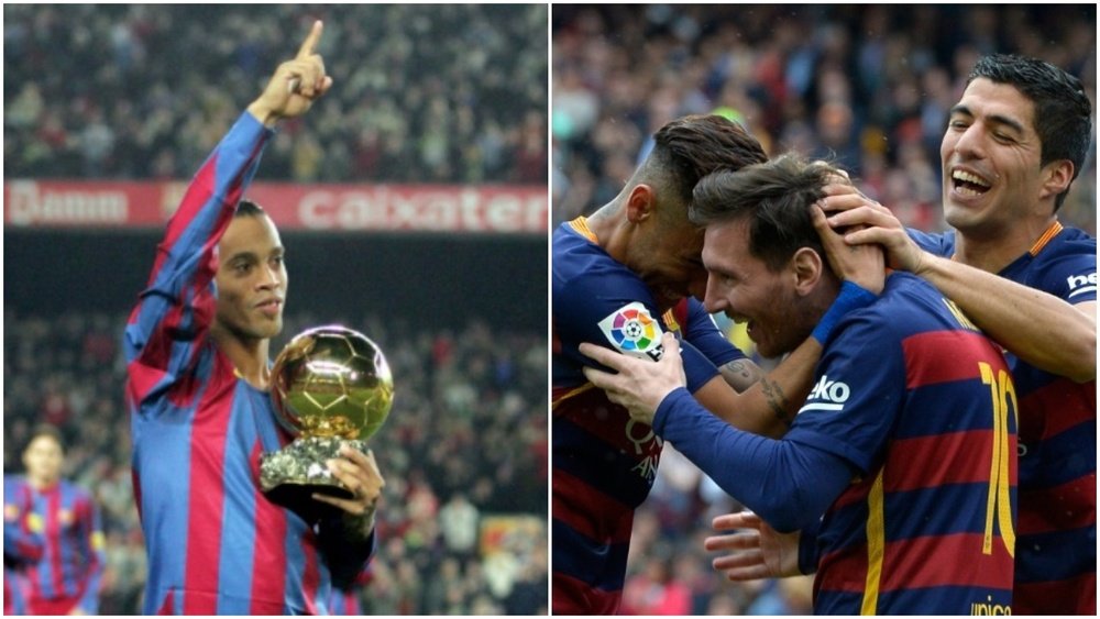 Ronaldinho y la 'msn' han hecho resurgir al Barça. BeSoccer