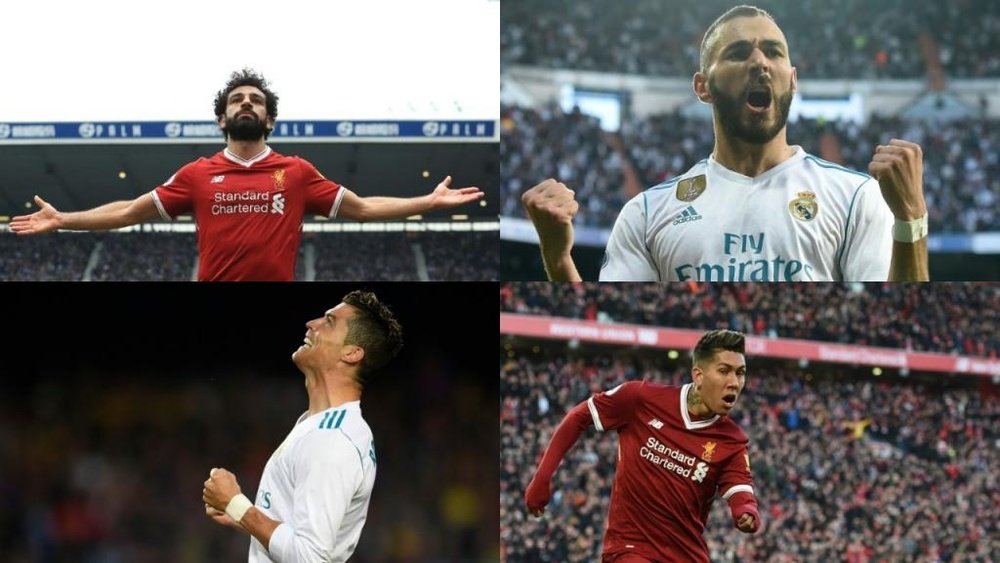 Le meilleur onze possible mêlant des joueurs de Madrid et Liverpool. AFP