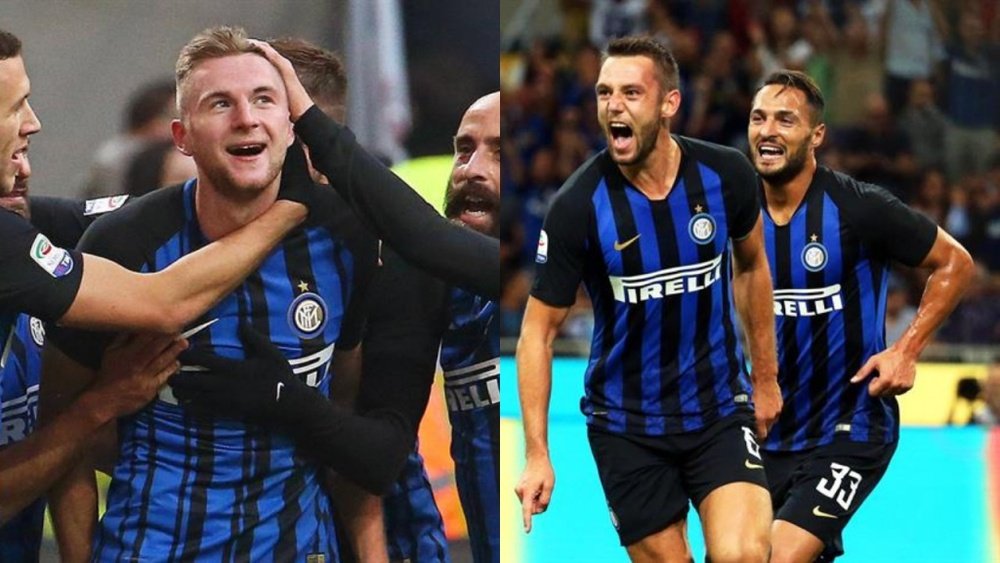 El Inter tiene la segunda mejor defensa de la Serie A. EFE