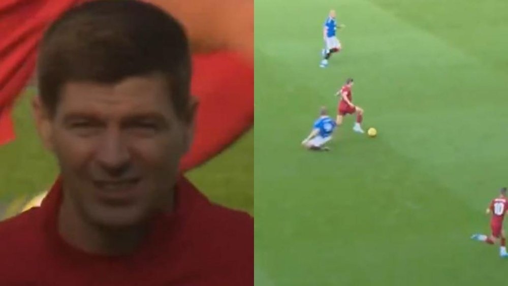 Gerrard, protagonista en el duelo de leyendas Rangers-Liverpool. LFC