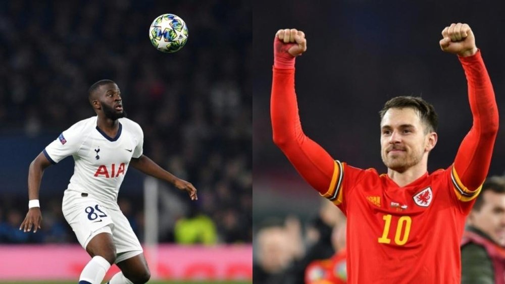 Tottenham est contre un échange Ndombélé-Ramsey. AFP