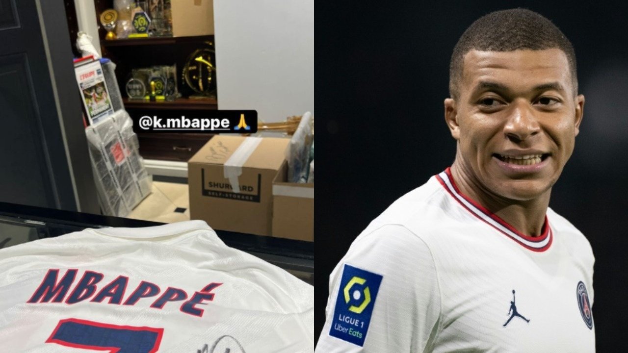 ï»¿Mbappe sparks rumours: a designer has published a photo of him transferring!