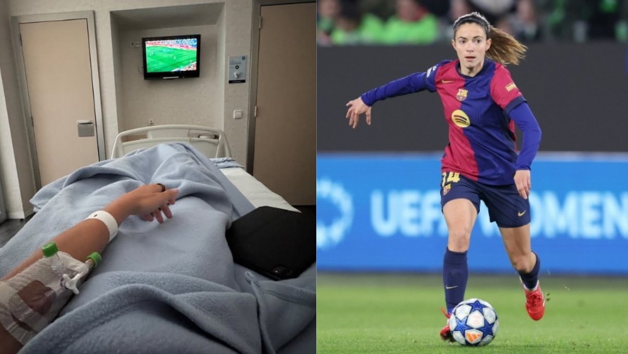 Aitana Bonmatí, ingresada por una meningitis vírica. Instagram/AFP