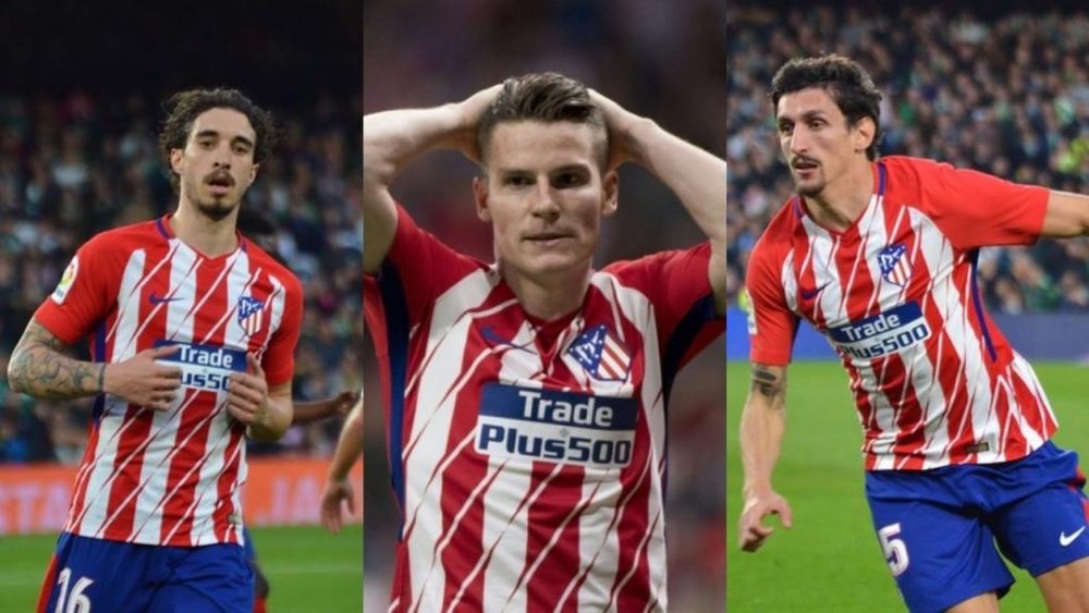 L'Atlético est prêt à vendre ces trois joueurs. AFP/BeSoccer