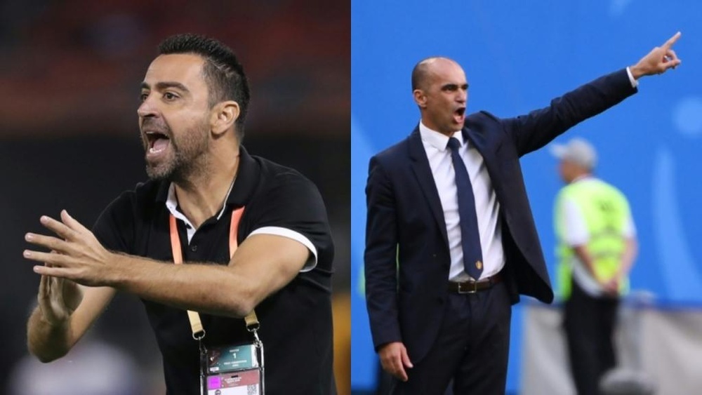 El Barça se debate entre Xavi y Roberto Martínez si finalmente cesa a Koeman. AFP