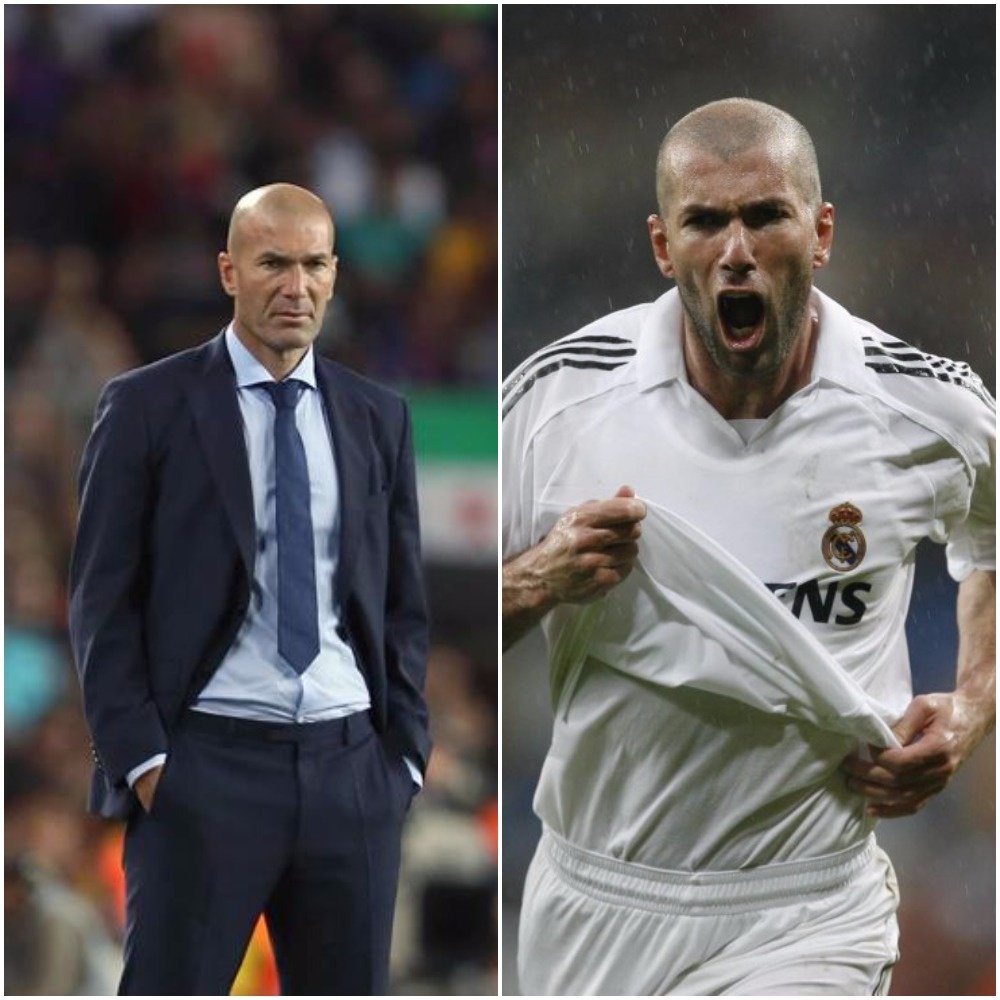 Zidane volvió a conquistar el Camp Nou. EFE