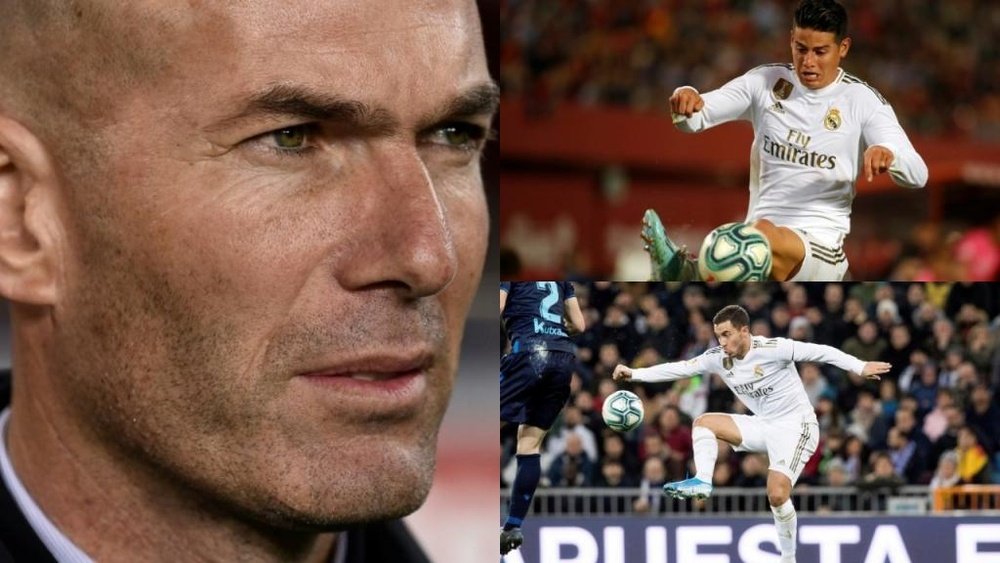 Zidane hopes to have them back. AFP/EFE
